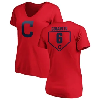 Women's Rocky Colavito Name & Number T-Shirt - Navy - Tshirtsedge